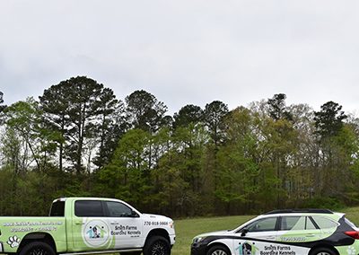 Smith Farms Boarding Kennels car and truck, the best dog boarding and transport in Conyers, Georgia